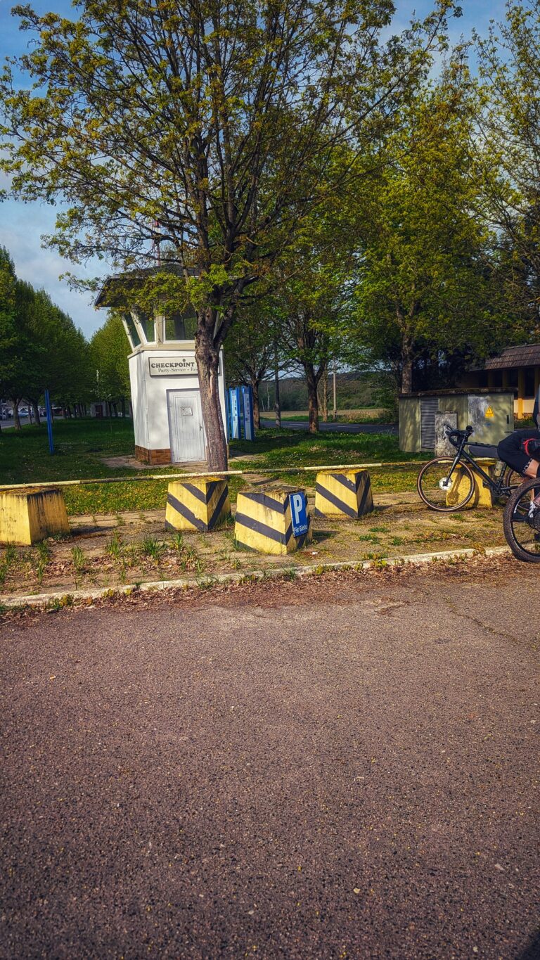 Päuschen am ehemaligen Checkpoint